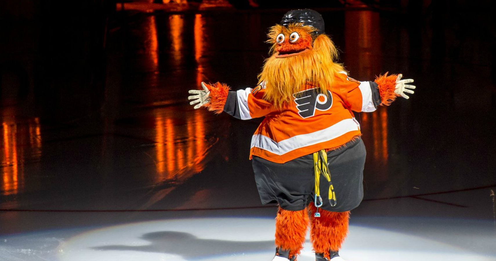 gritty mascot stuffed animal