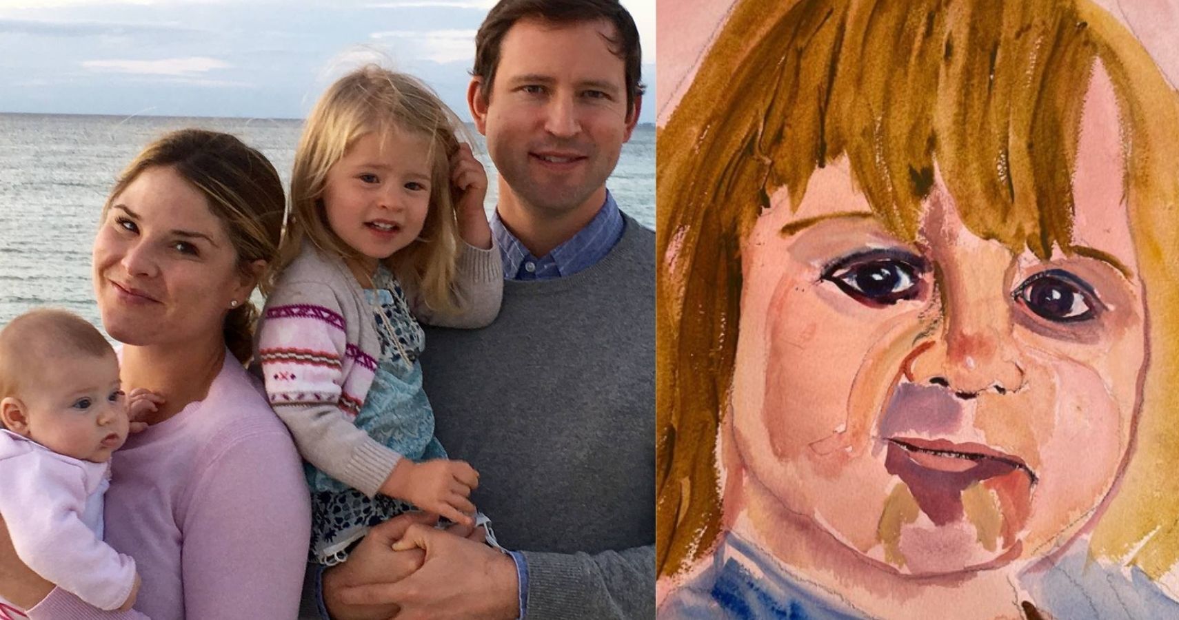 George W. Bush Painted His Daughter A Portrait Of Her Son ...